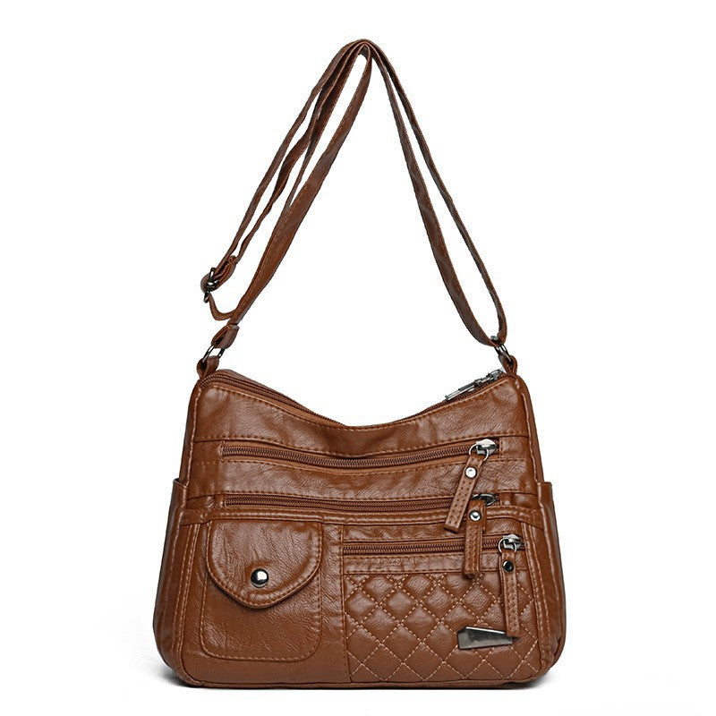 Women's Soft Leather For Mom Fashion Pouch Women's Messenger Bag