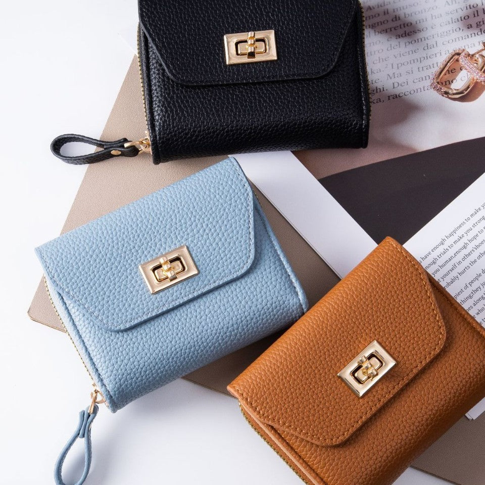 Women's Color For Versatile Premium Large Capacity Multiple Slots Good-looking Ladies Wallet