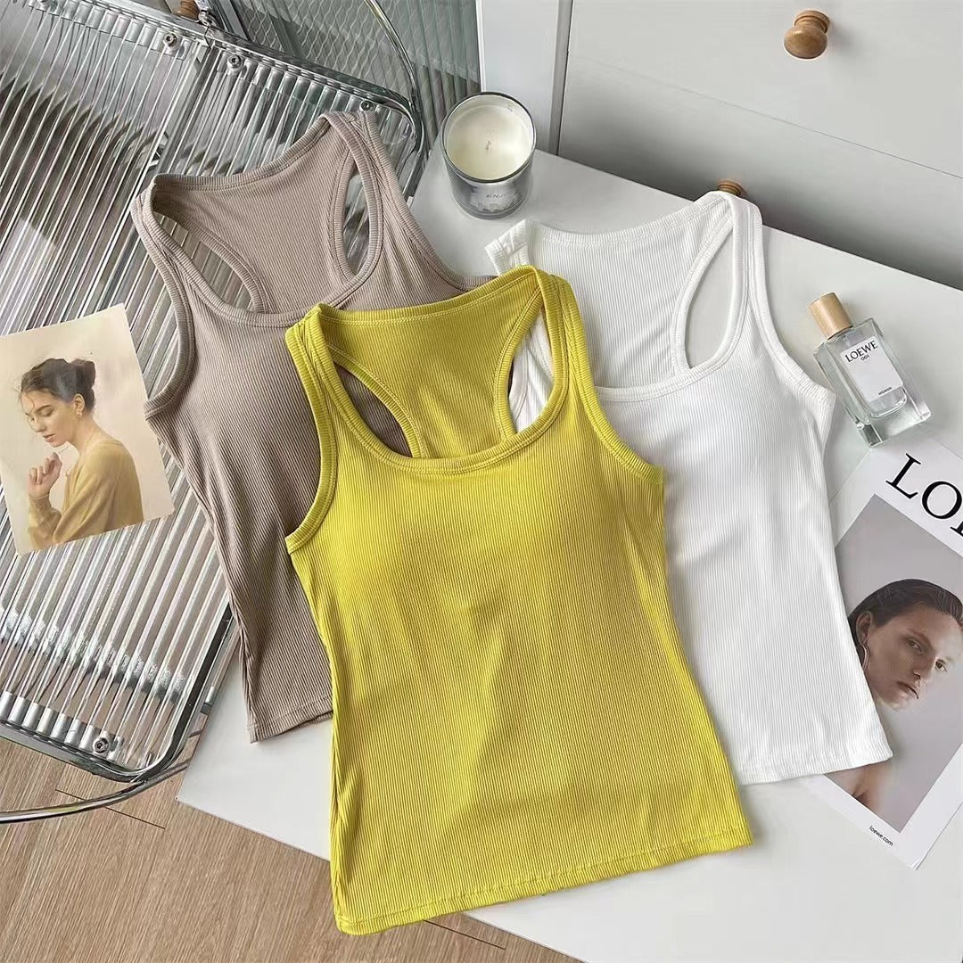 Women's Irregular Fashion Short Outerwear Camisole Summer Top With Tanks Camis