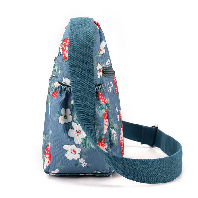 Women's Large Capacity Nylon Mother Printed Women's Shoulder Bag