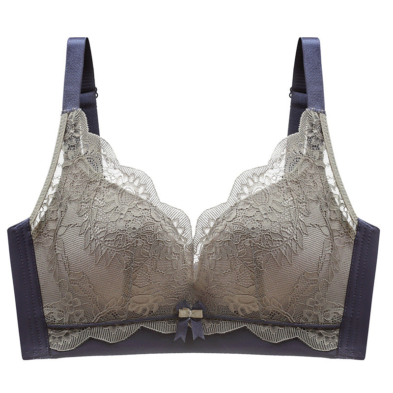Lace Latex Without Steel Ring Small Bras