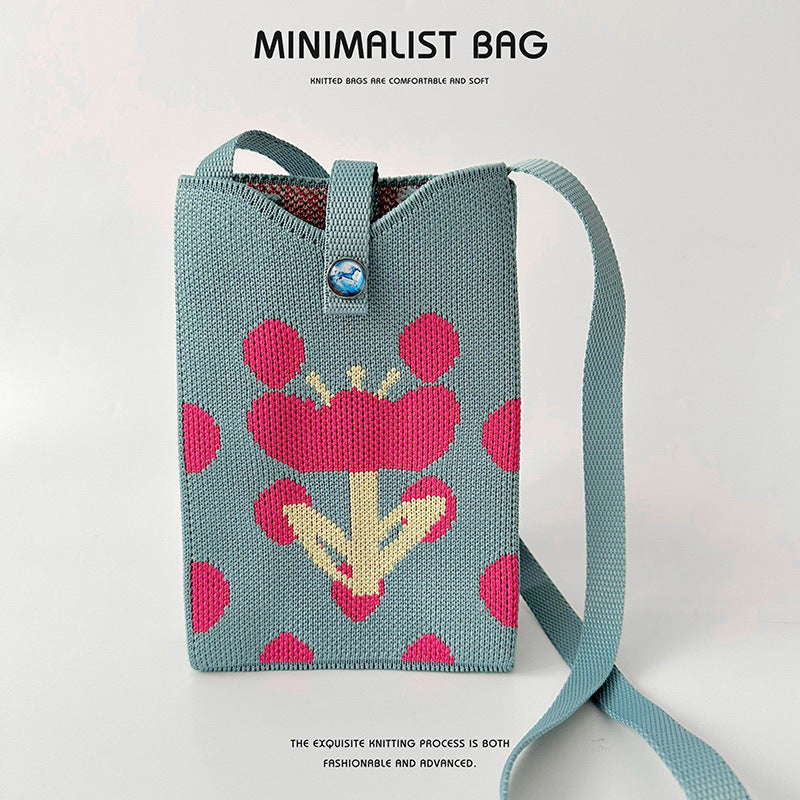 Women's Cute Black White Panda Mini Korean Purses