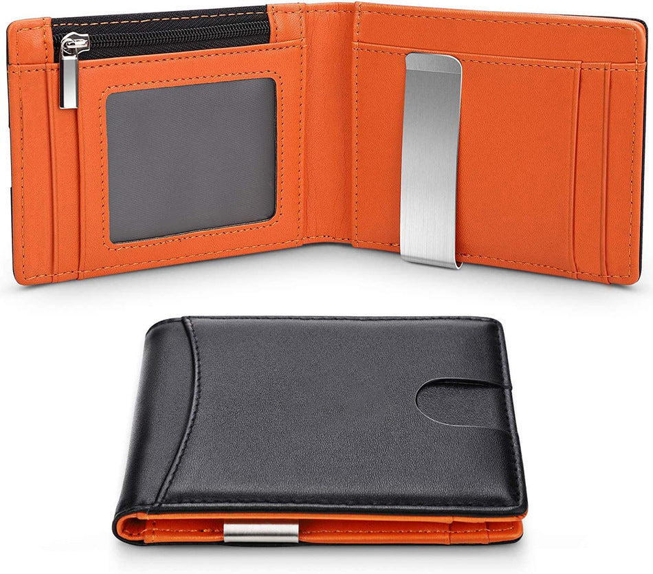Versatile Slouchy Men's Carbon Fiber Business Men's Wallets