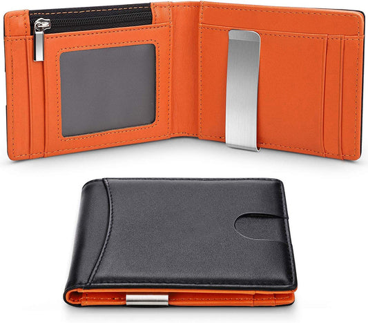 Versatile Slouchy Men's Carbon Fiber Business Men's Wallets
