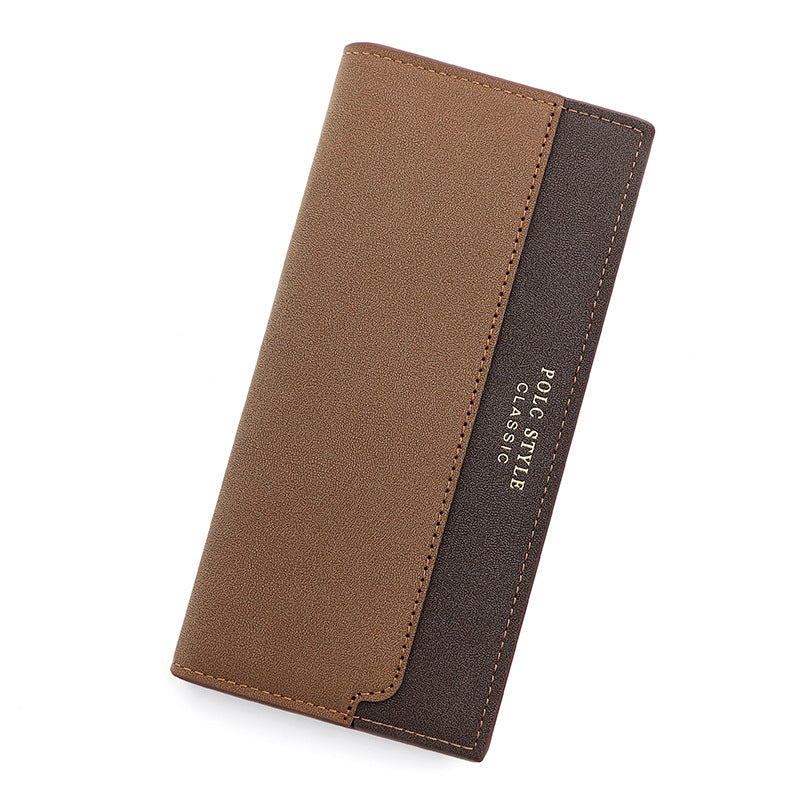 Men's Large Capacity Multiple Slots Two Colors Men's Wallets