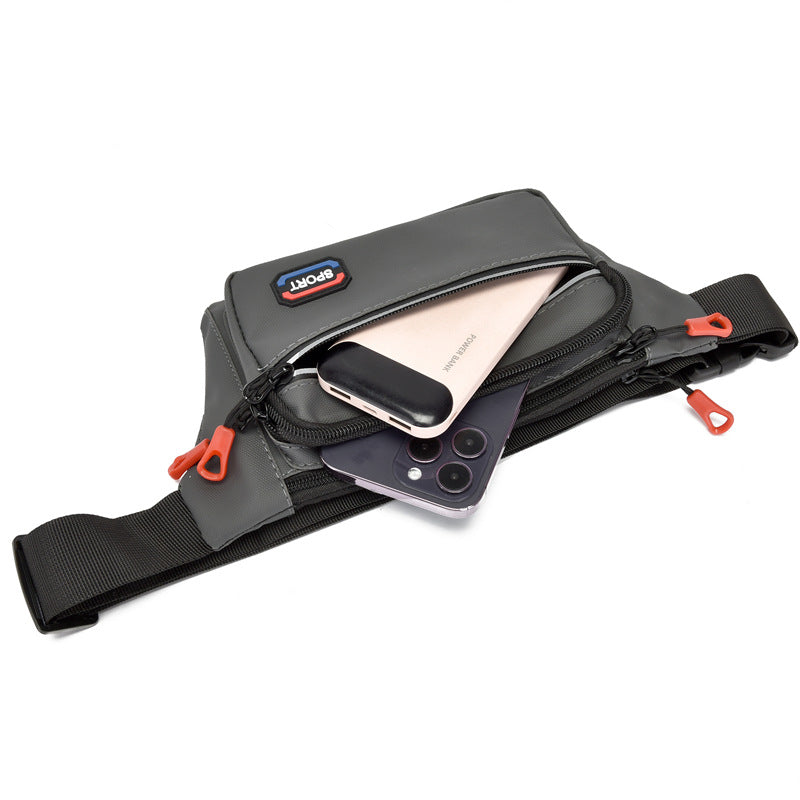 Women's & Men's & Multifunctional Simple Fashion Reflective Stripe Men's Waist Packs