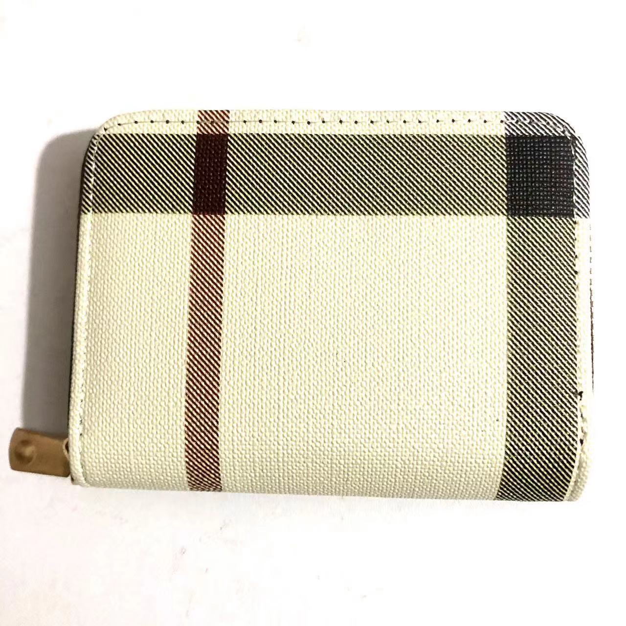 Women's Multiple Slots Large Capacity Lychee Pattern Expanding Clamp Credit Card Holder