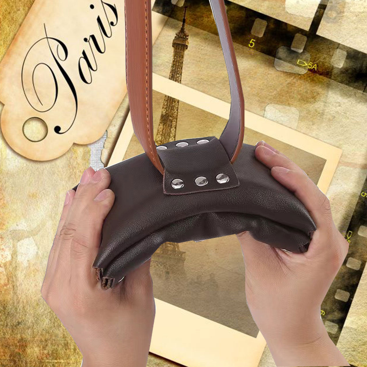 Men's Vertical Design Mobile Construction Site Work Phone Bags