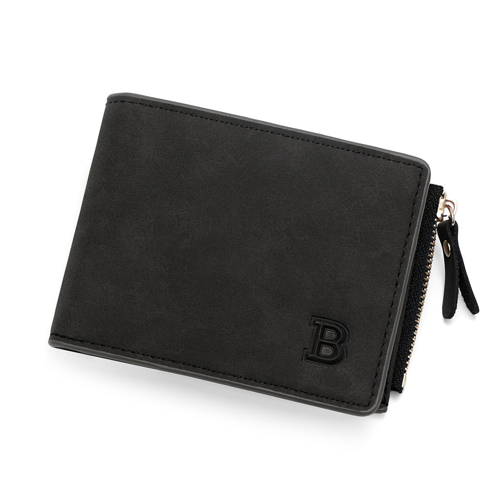 Comfortable Men's Pocket Vintage Short Dollar Men's Wallet