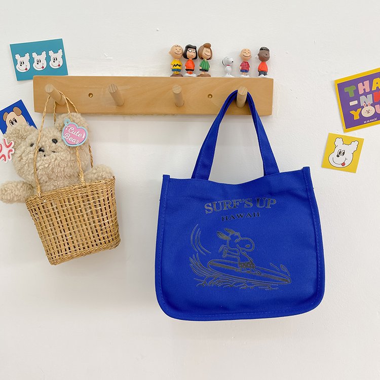 Snoopy Canvas Portable Fashion Mummy Large Handbags