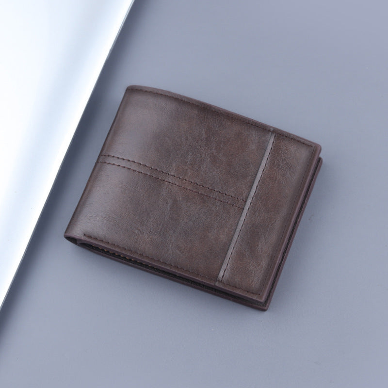 Slouchy Men's Short Integrated Multifunctional Business Men's Wallet
