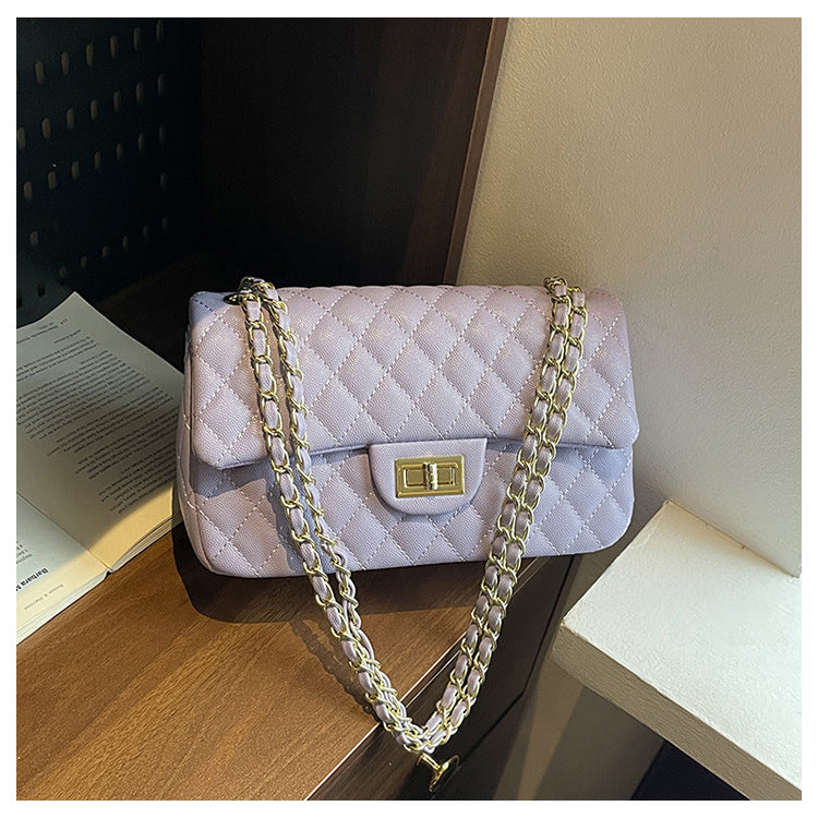 Women's Fashion Chain One Korean Diamond Embroidery Shoulder Bags