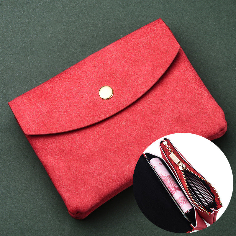 Women's & Men's & Soft Leather Pouch Mini Earphone Coin Purses