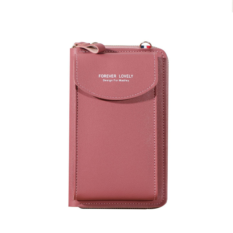 Women's Capacity Mobile One Zipper Long Ladies Wallets
