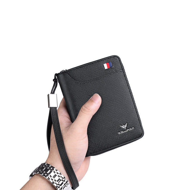 Men's King Paul First Layer Cowhide Business Swiping Men's Wallet