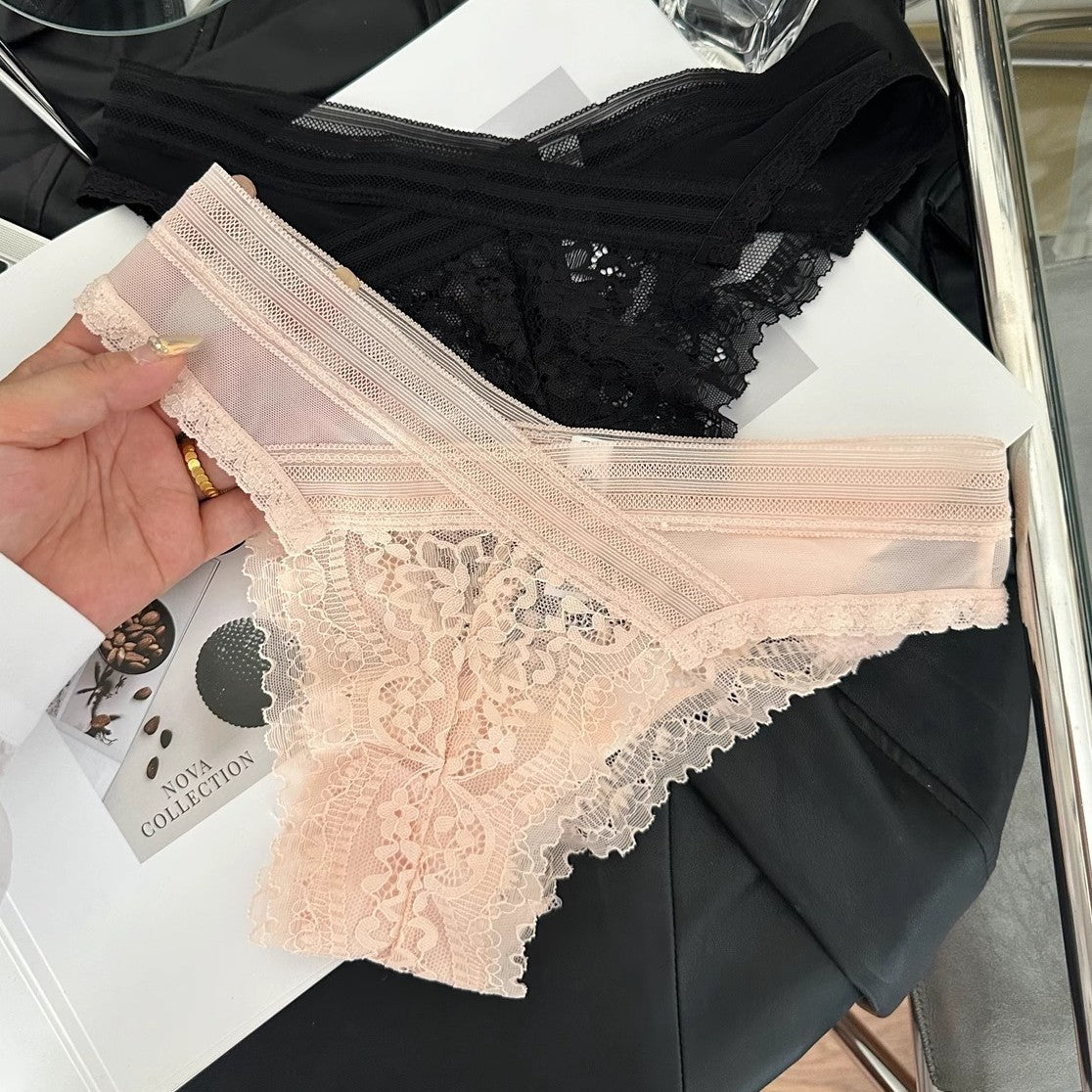 Women's Underwear Cotton Traceless Ventilation Thin Summer Ladies Mid Panties