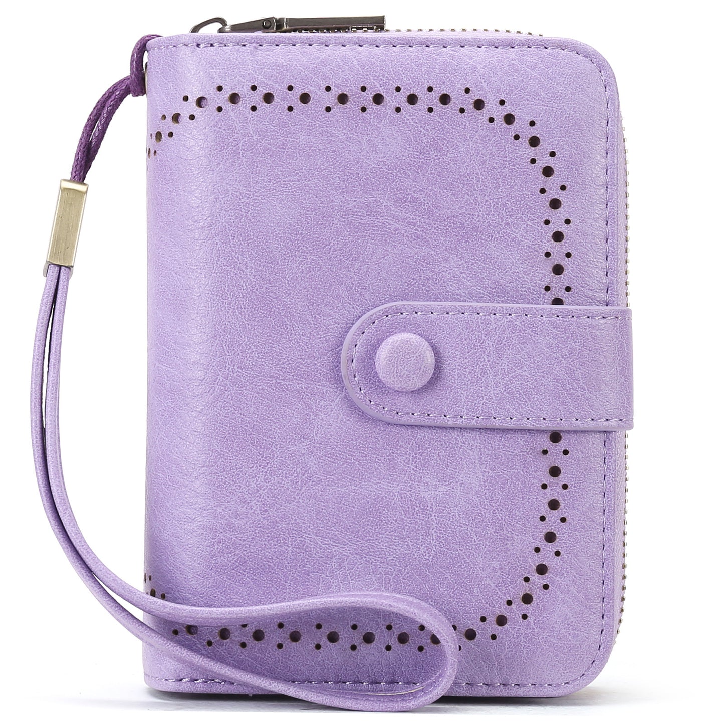 Women's Retro Oil Wax Skin Expanding Card Holder