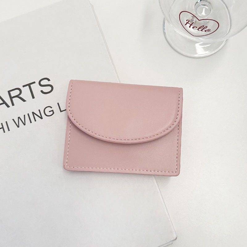 Women's Korean Style Solid Color Simple Ladies Wallets