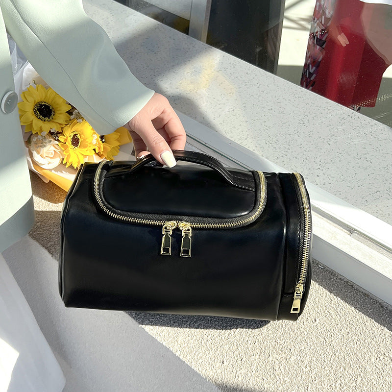 Hand-held Make-up Out Toiletry Cosmetics Storage Makeup Bag