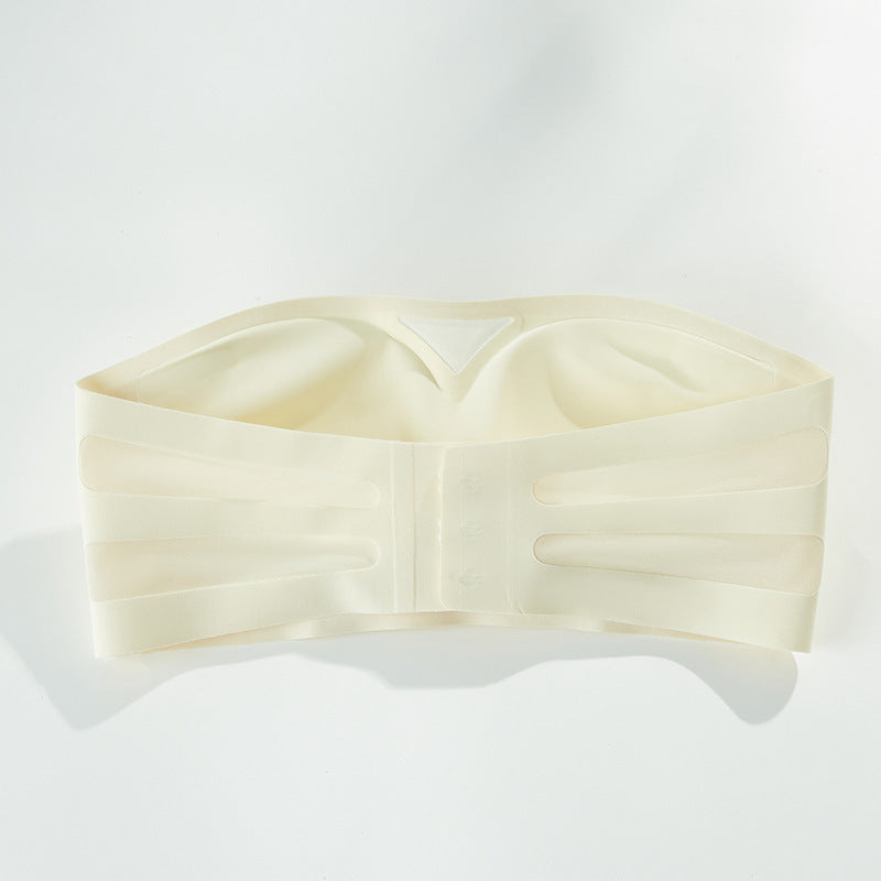 Women's One Piece Strapless Underwear Push Up Small Chest Tube Everyday Bras