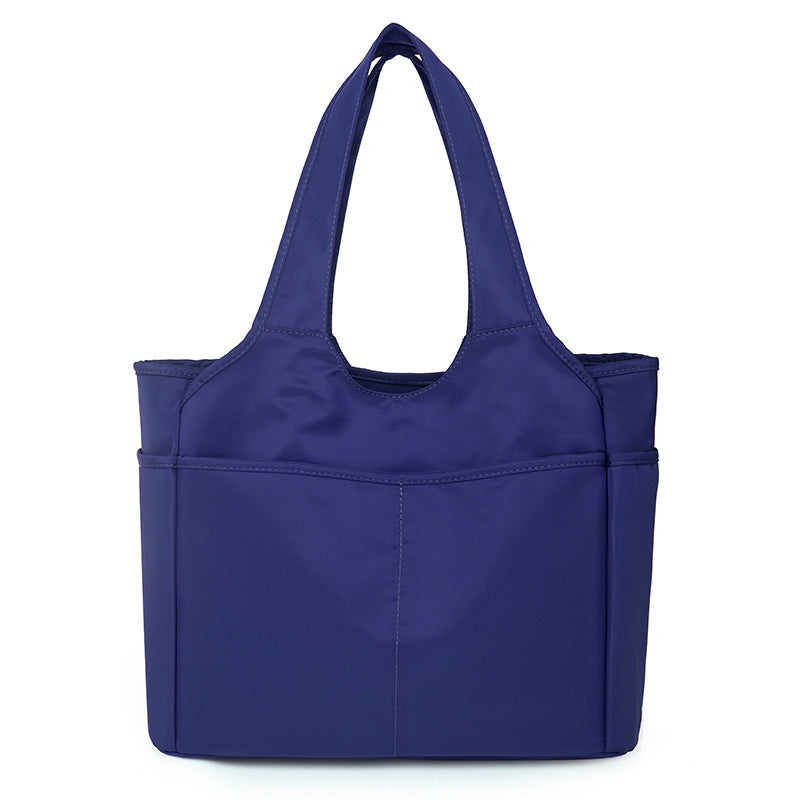 Women's Springtide Oxford Cloth Large Capacity Nylon Handbags