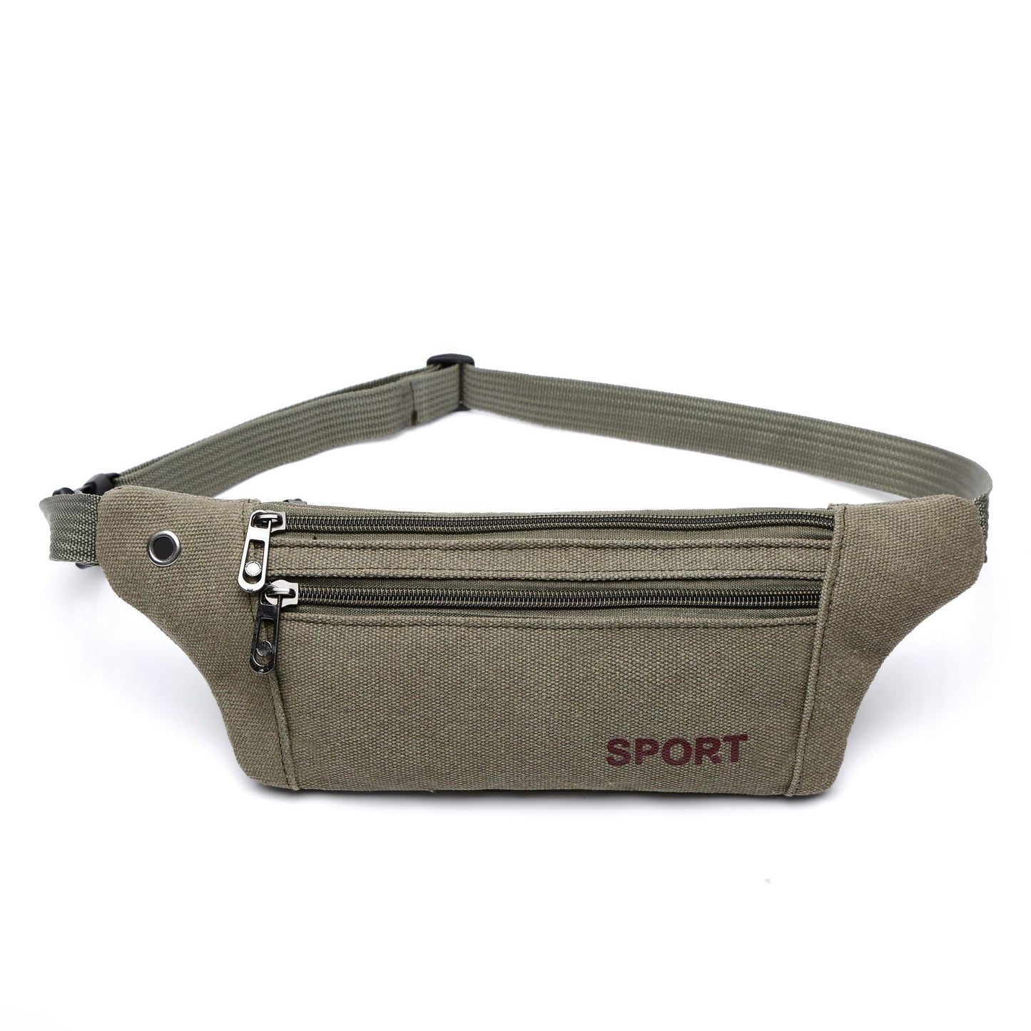 Men's Canvas Mobile Sport Climbing Running Pouch Men's Waist Packs