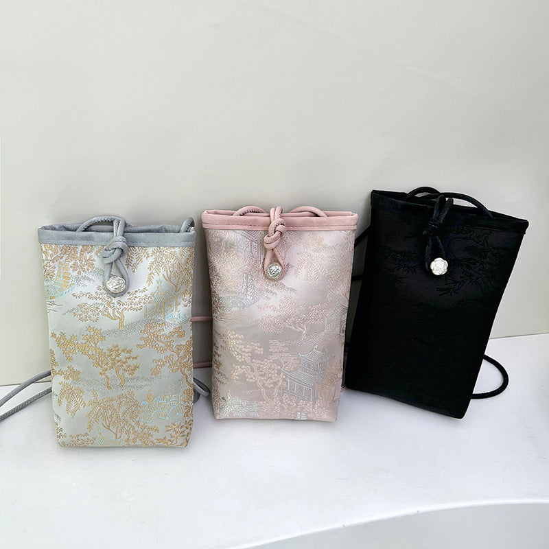 Women's Chinese Style Embroidery Personality Trend Western Printed Women's Shoulder Bag