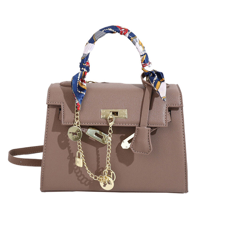 Women's Simple Fashion Silk Scarf Kelly Handbags