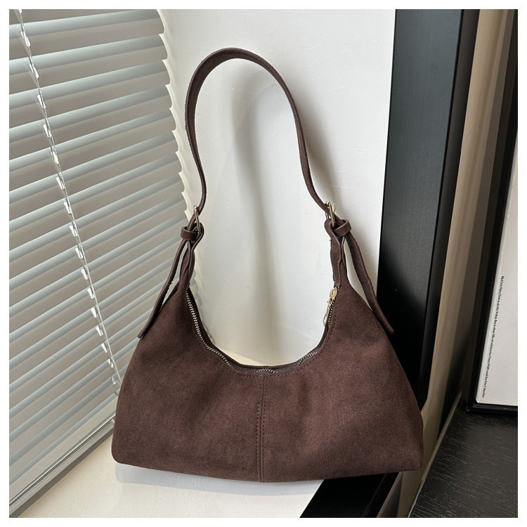 Veet Solid Color Simple Trendy Retro Commuter Large Bags