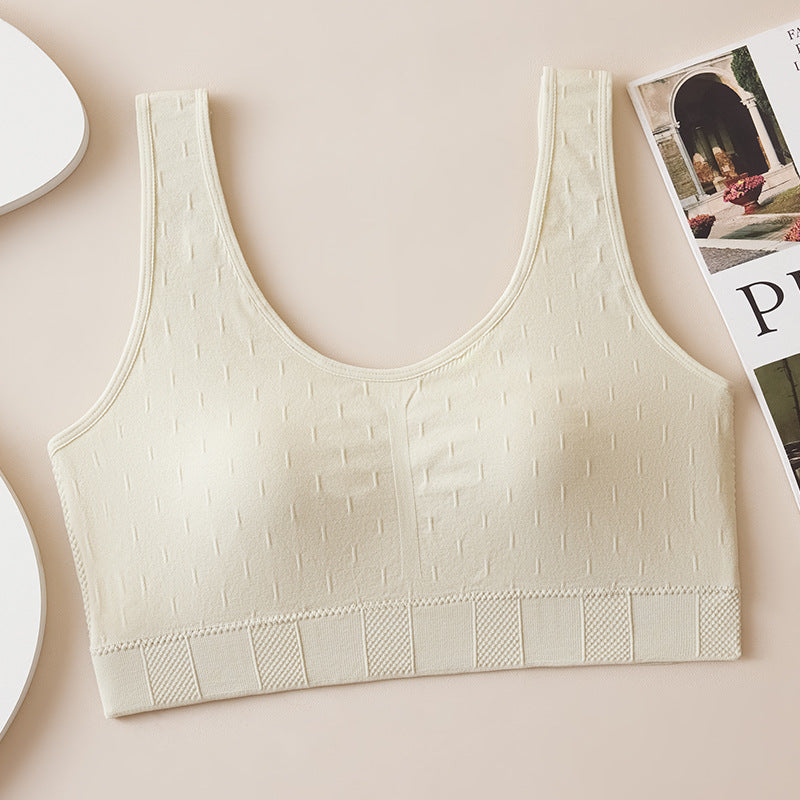Chest Gather Comfortably Seamless Vest Fat Tanks Camis