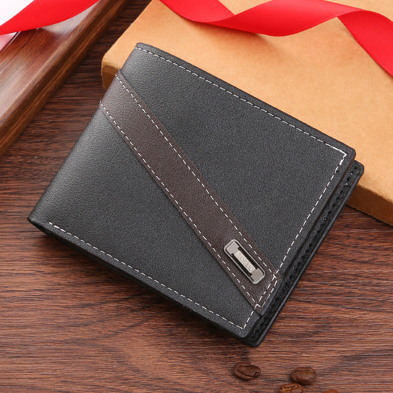 Men's Man's Multiple Slots Fashion Horizontal Trendy Card Holder