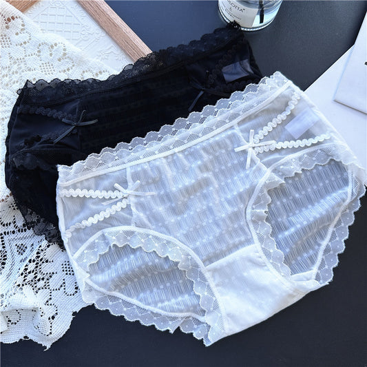 Women's Jin Sea Salt Cute Sexy Inspirational Ice Silk Panties