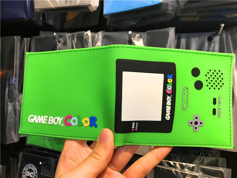 Men's Unique Cool Short Gray Bifold Coin Purses