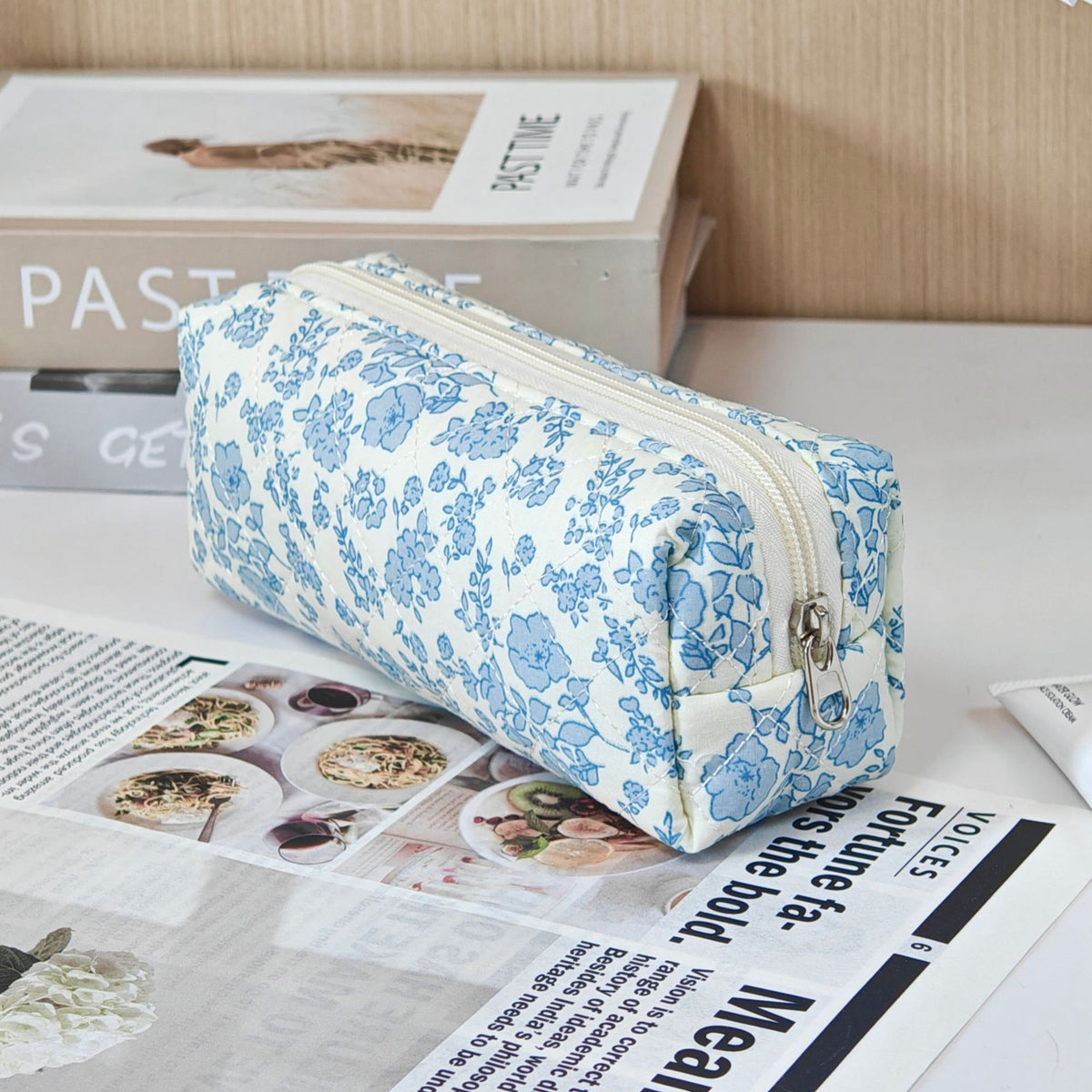 Wind Large Capacity Fabric Bow Printing Buggy Minority Simple Stationery Bags