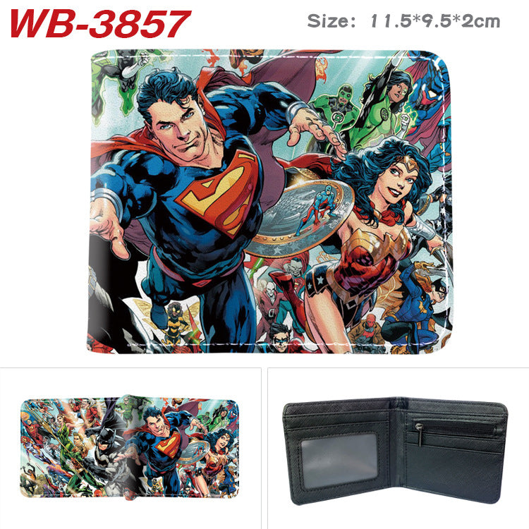 Women's & Men's & Series Super Hero Derivatives Cartoon Men's Wallets