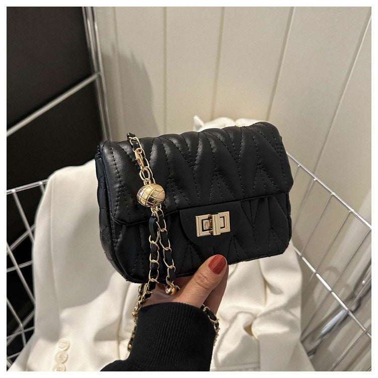 Women's Stylish Fashionable Simple Style Western Embroidery Small Square Bags