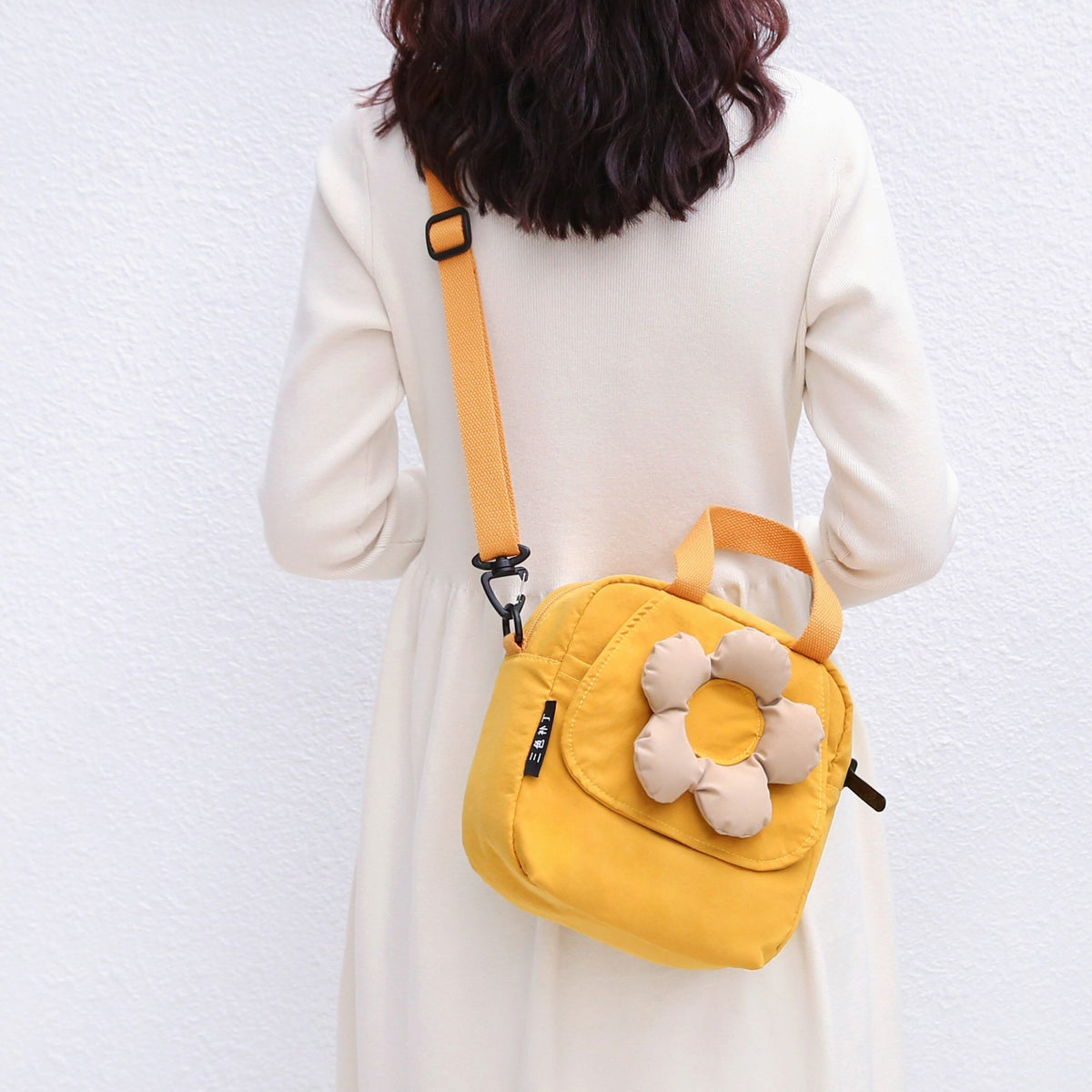 Tricolor Patch Large Flower Spring High Quality Women's Messenger Bag