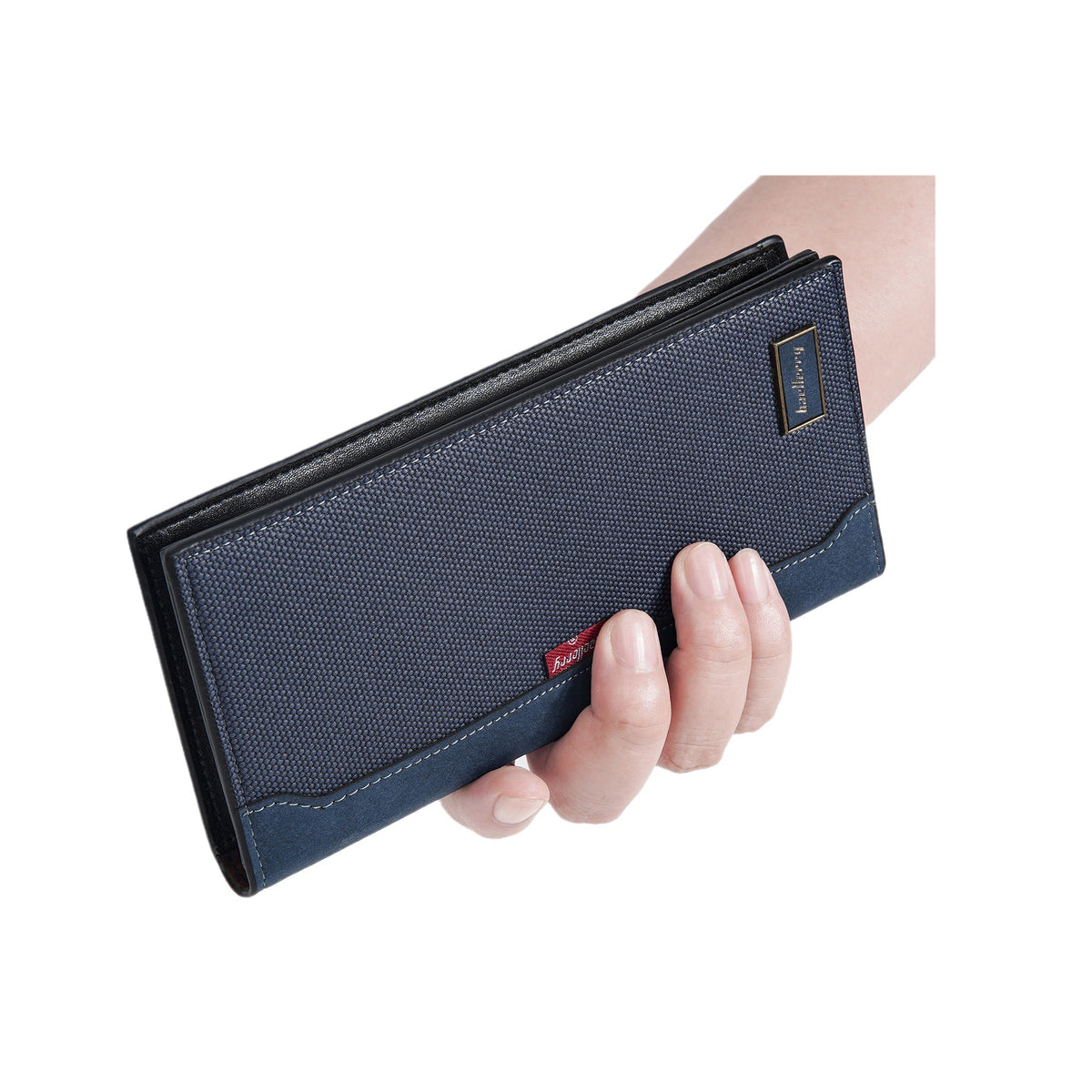 Men's Long Swiping Business Multi Slots Zipper Men's Wallet