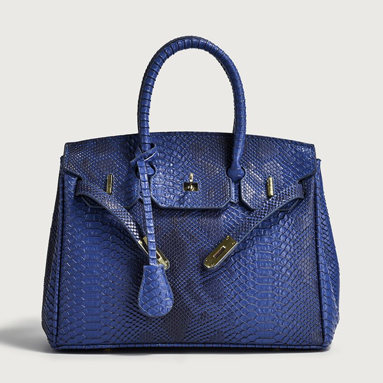 Women's Snakeskin Pattern Trendy Large Capacity Versatile Shoulder Bags