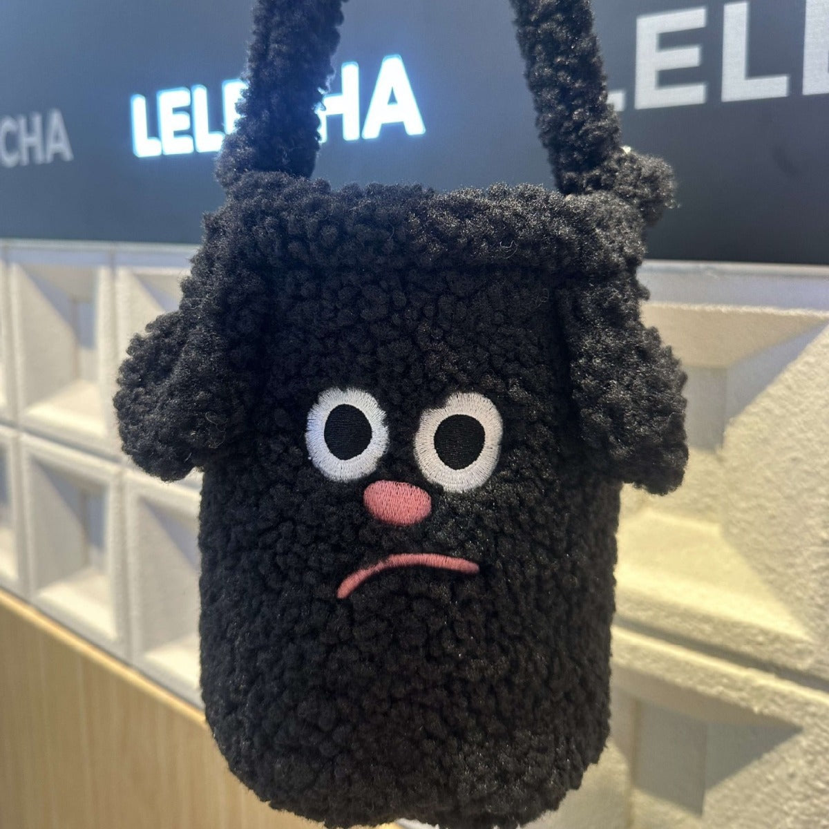 Fashion Women's Plush Dog Mobile Popular Women's Shoulder Bag