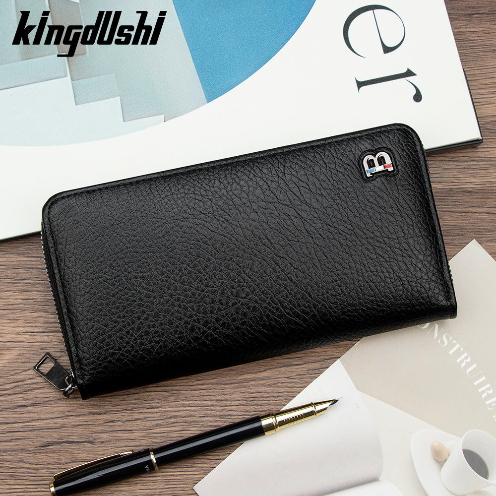 Men's Luxury Fashion Mid-length Clutch Large Capacity Bags