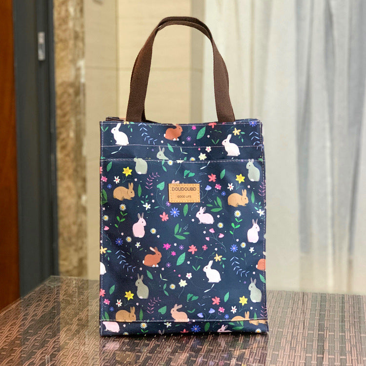 Running Volume Korean Style Waterproof Lunch Box Portable Handbags