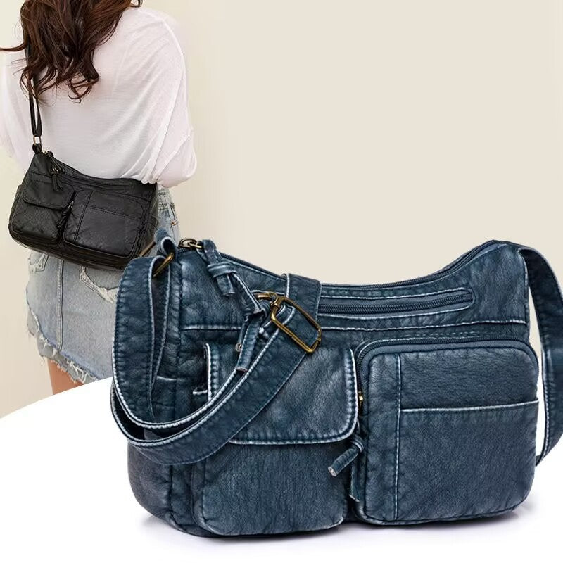 Beautiful Women's Mother Soft Leather Textured Women's Shoulder Bag