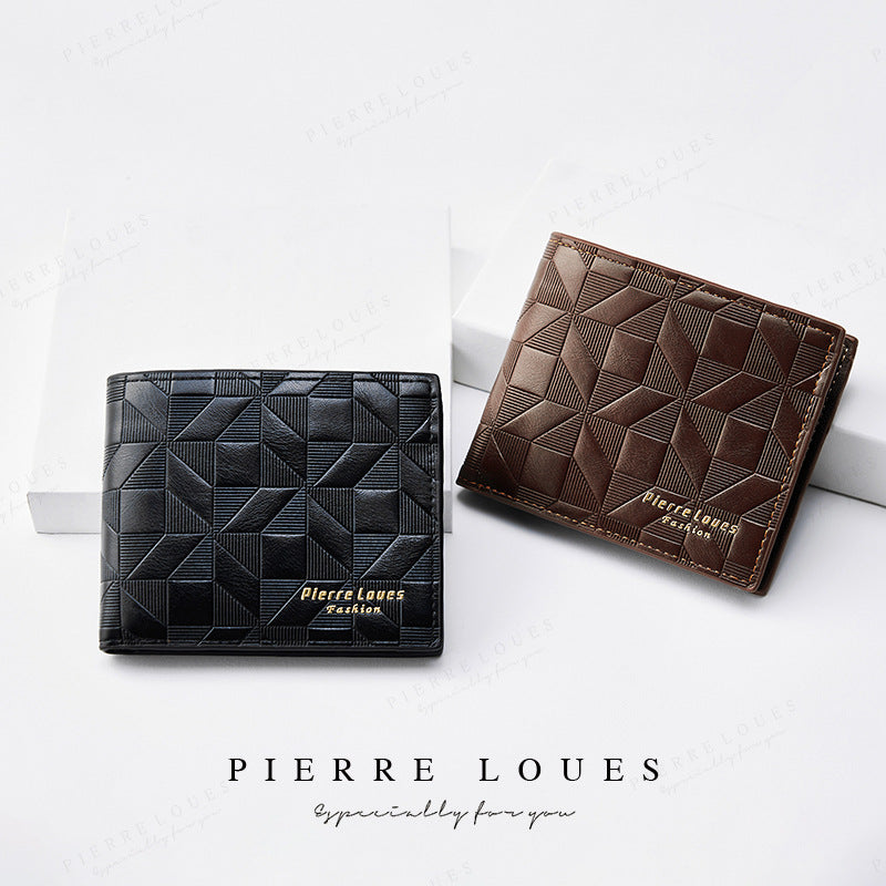 Men's Short Multiple Slots Business Horizontal Soft Men's Wallet