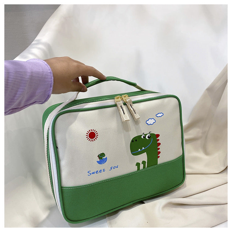 Large Capacity Good-looking Cosmetics Storage Portable Wash Canvas Makeup Bag