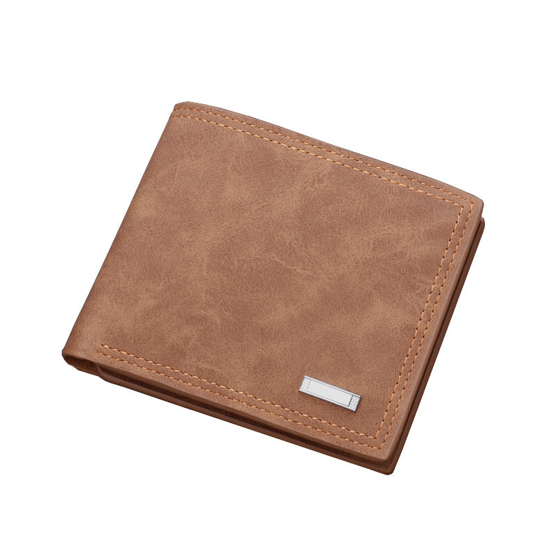 Men's Leather Multiple Slots Can Put Driving License Men's Wallets