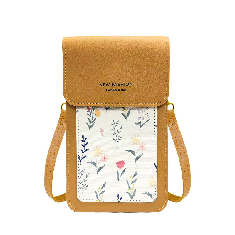 Stylish Touch Screen Thin Printed Mini Bags