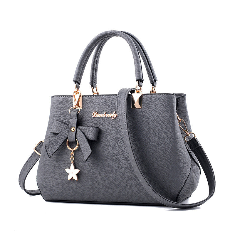 Korean Style Fashionable Bow Portable Mother Handbags