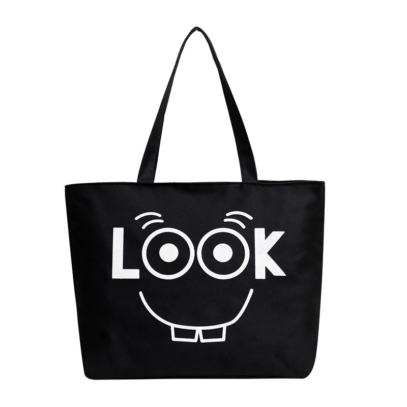 Women's Large Capacity Printed Fashion Canvas Portable Women's Shoulder Bag