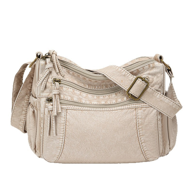 Women's Simple Large Capacity Lady Soft Surface Fashion Bags